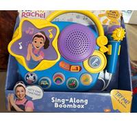 Cantare lungo Boom Box altoparlante con microfono per i fan di Rachel, macchina karaoke per bambini