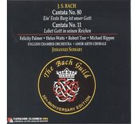 Cantatas 11 & 80 (CD) J.S. Bach Palmer Watts Rippon Somary Johannes Somary