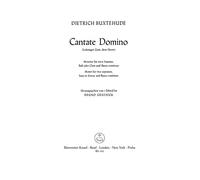 Cantate Domino - Lobsinget Gott Dem Herrn Buxwv 12