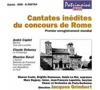Cantates Inedites Du Concours De Rome: Caplet, Debussy, Ravel -... (Audio Cd)