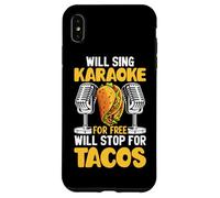 Canterà Karaoke gratuitamente per i tacos Custodia per iPhone XS Max