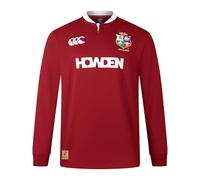 Canterbury British And Irish Lions LS Classic Camicia, Dahlia Rossa, S Unisex-Adulto