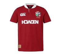 Canterbury British And Irish Lions SS Classic Camicia, Dahlia Rossa, S Unisex-Adulto