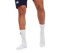 Canterbury Calze da uomo a metà polpaccio, bianco brillante, L