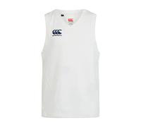 Canterbury Camicia Senza Maniche per Bambini, Gilet da Cricket, Bianco