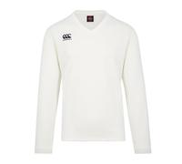 Canterbury Classic Long Sleeve Cricket Overshirt per Unisex Bambini, Blu Navy, 6
