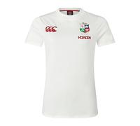 Canterbury Cotone British And Irish Lions Camicia, Egret, 12 Donna