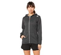 Canterbury Donna Vaposhield Felpa con Cappuccio, Donna, con Cappuccio., E653870-Y02-8, Nero (Vantablack Meliert/Tiefschwarz), 8 Anni