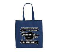 Canterbury Graduate - Borsa Tote IN Tela - Studente Uni University Grad Love
