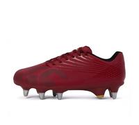 Canterbury Ground Break Team - Scarponi da rugby, unisex, per adulti, colore: rosso dalia, Rosso, 41.5 EU