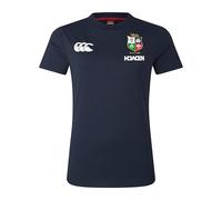 Canterbury Cotone British And Irish Lions Camicia, Zaffiro Scuro, 12 Donna