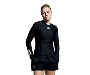 Canterbury Maglia Termica da Donna, a Maniche Lunghe, Donna, Thermoreg Long Sleeve, Black, L