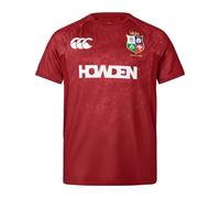Canterbury of New Zealand British And Irish Lions S.Light - Camicia Niños Unisex, Red Dahlia,