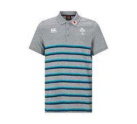 Canterbury Official Ireland 18/19 Cotton Stripe Polo Rugby Uomo