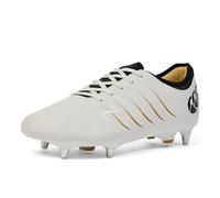 Canterbury Phoenix 2.0 Team - Scarponi da rugby, unisex, per adulti, colore: bianco, bianco, 41.5 EU