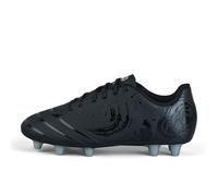 Canterbury Phoenix Genesis Team Stivali per Unisex Adulto, Black/Silver Metallic, 42.5 EU