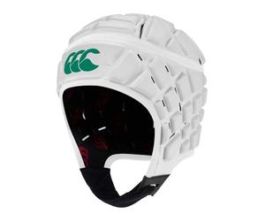 Canterbury Raze - Caschetto unisex per adulti, bianco/verde, XL