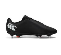 Canterbury Speed Raze Soft Ground Rugby Boots, Stivali Uomo, Nero, 47 EU
