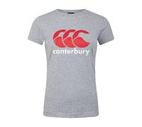 Canterbury T-Shirt da Donna con Logo CCC | Comoda vestibilità Regolare | T-Shirt Non Tecnica in Misto Cotone