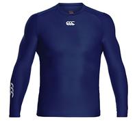 Canterbury Thermoreg Long Sleeve Base Layer Maglia, Uomo, Blu Navy, L