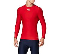 Canterbury Thermoreg Long Sleeve Base Layer Maglia, Uomo, Rosso Bandiera, 2XL