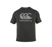 Canterbury, VapoDri Large Logo Training, Maglietta da Rugby, Uomo, Nero (Phantom), M