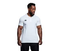 Canterbury Waimak-Polo da Uomo Bianco, S