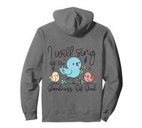 Canterò della bontà di Dio Felpa con Cappuccio