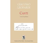 Canti [Hardcover] [Sep 29, 2023] Leopardi, Giacomo and Blasucci, Luigi