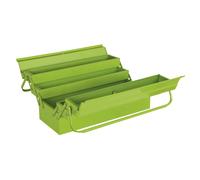Cantilever Cassetta Attrezzi 4 Vassoio 530mm Hi-Vis Verde - Sealey AP521HV Nuovo