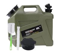 Cantina ad acqua esterna - Puche portatile 12L supporto di idratazione da viaggio | Contenitore per rubinetto resistente con due maniglie per il trasporto per il campeggio Backpacking Survival Picnic