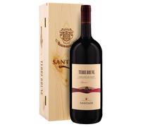 Cantina di Santadi Terre Brune Carignano del Sulcis DOC Superiore 2020 Magnum 1,5 ℓ, Cassetta di legno