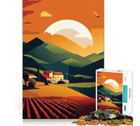 Cantina in Toscana Puzzle da 1000 pezzi Gioco di concentrazione Artigianato di taglio professionale Hobby affascinante per i momenti di svago (50x75cm)