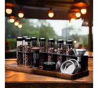 Cantine di chicchi di caffè sigillate in versatili con fiale di vetro da