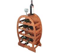 Cantinetta portabottiglie vino a BOTTE in legno 23posti