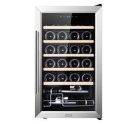 Bolero GrandSommelier 2450 Cantinetta nera e Inox 24 bottiglie sistema di raffreddamento a compressore temperatura regolabile