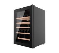 Cecotec Cantinetta Vino Bolero GrandSommelier 4850 Black Compressor. 49 Bottiglie, Silenziosa 42dB, Temperatura 4-18ºC, Pannello Touch, LED Interno, Eco-Friendly, Design Elegante e Moderno