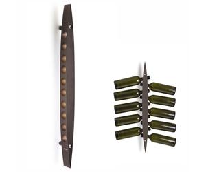 Cantinetta da muro WALL wenghè portabottiglie 10 posti IDEA REGALO NATALE