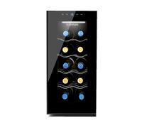 G3 Ferrari G90047 Frigorifero per Bottiglie Riservetta 10", 28 Litri, Display LED, Capacità 10 Bottiglie, Basso consumo energetico, Termostato da 8° C a 18°C, Completa di Luce interna e 4 Ripiani
