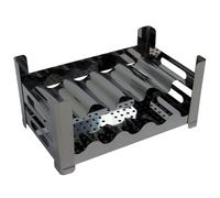 Cantinetta Impilabile Sovrapponibile 51x31xh26 cm Drink P.U.B. BOX Instant Inox Lucido (ASI 430) cromo