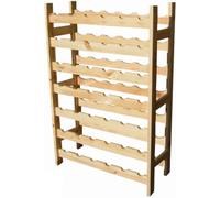 CANTINETTA IN LEGNO DI PINO VERNICIABILE 42 BOTTIGLIE