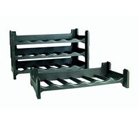 CANTINETTA 6 POSTI IN PLASTICA IMPILABILE 10 PZ