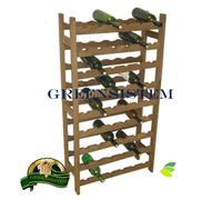 CANTINETTA LEGNO PORTA BOTTIGLIE 54 POSTI - IN LEGNO MASSELLO DI PINO