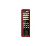 Cecotec Cantina da vino 30 Bottiglie Bolero GrandSommelier Origin Duo 30 Hit Red. Cantina per vino retrò, rosso, 30 bottiglie, doppia zona 5-12 ºC e 12-20 ºC, NoFrost, LED