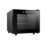 Cantinetta per vino/frigorifero da 29 litri, frigorifero per bevande, piccola mini birra rossa e soda, display digitale della temperatura, porta in vetro a doppio strato, compressore silenzioso