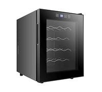 Cantinetta per vino/frigorifero da 49 litri, frigorifero per bevande, piccola mini birra rossa e soda, display digitale della temperatura, porta in vetro a doppio strato, compressore silenzioso
