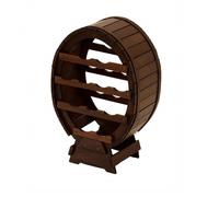 Cantinetta porta bottiglia in legno botte 12 POSTI