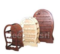 Cantinetta Portabottiglie di vino in Legno di betulla forma di botte 23 posti