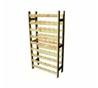 CANTINETTA PORTABOTTIGLIE VINO BOTTIGLIE IN LEGNO 9 PIANI 54 POSTI