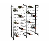 CANTINETTA SCAFFALE PORTABOTTIGLIE BOTTIGLIE VINO FERRO PLASTIFICATO 100 POSTI